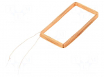 RFID antenna | 125kHz | Body dim: 24x44x3mm | Usable dim: 20x40x3mm