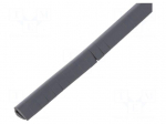 Hole and edge shield | PVC | L: 10m | grey | H: 9mm | W: 5mm | -30&divide;70&deg;C