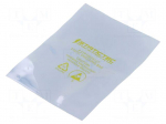 Protection bag | ESD | L: 406mm | W: 203mm | Thk: 76um | 100pcs | <100G&Omega;