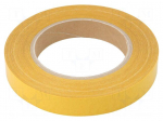 Tape: fixing | W: 19mm | L: 50m | Thk: 90um | modified acryl | -30&divide;100&deg;C