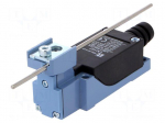 Limit switch | adjustable plunger, length R 30-118mm | NO + NC