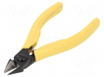 Pliers | side,cutting | ESD | blackened tool | 125mm | with side face
