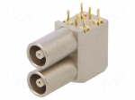 Connector: coaxial | 00 | socket | female | THT | on PCBs | 4A | IP50 | 50&Omega;