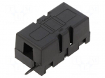 Fuse holder | 40mm | 200A | screw type | Leads: M5 screws | black | 32VDC