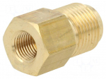 Link | Mat: brass | Variant: reductive | Int.thread: G 1/4"