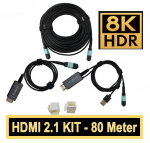 HDMI AOC 2.1 VERSION full fiber kits 80m