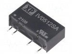 Converter: DC/DC | 1W | Uin: 5VDC | Uout: 12VDC | Iout: 84mA | SIP | THT | IV