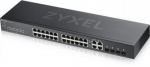 ZYXEL GS1920-24V2, 28 PORT SMART MANAGED SWITCH 24X GIGABIT COPPER AND 4X GIGABIT DUAL PERS., HYBRID MODE, STANDALONE OR NEBULAFLEX CLOUD (5Y WARRANTY)