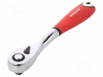 Wrench: rattle | 1/2" | with switch | 258mm | Teeth: 72