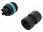 Connector: AC supply | screw terminal | female | TH387 | 17.5A | 450V