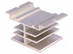 Heatsink: extruded | aluminium | screw | 46mm
