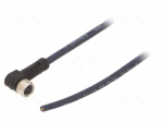 Cable: for sensors/automation | M8 | PIN: 3 | angled | 10m | plug | 60VDC