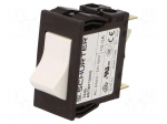 Circuit breaker | Urated: 240VAC | 60VDC | 15A | DPST | Poles: 1 | SNAP-IN