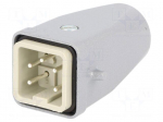 Connector: HDC | plug | male | EPIC KIT | PIN: 5 | 23A | 400V | 4+PE | M20