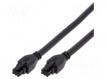 Cable | female | PIN: 6 | Len: 2m | 300V | 4A | Insulation: PVC | tinned | 2x3