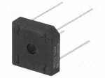 Bridge rectifier: single-phase | Urmax: 200V | Ufmax: 1V | If: 6A | THT