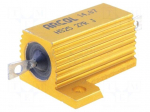 Resistor: wire-wound | with heatsink | screw | 27&Omega; | 25W | &plusmn;5% | 550V