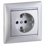 PRISE 2P+T SCHUKO VIS ECLIPS ALU