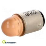 LED lamp oranž | BA15D | 230 VAC