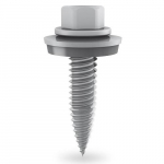 Self-tapping screw 6x25mm, stainless steel with EPDM, for PV panels mounting, 100pcs