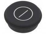 Button | round | &Oslash;21mm | black | 09