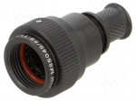 Plug cover | size 11 | MIL-DTL-38999 Series III | black