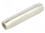 Tip: butt splice | non-insulated | copper | 35mm2 | tinned | crimped