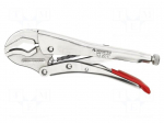 Pliers | locking | Pliers len: 250mm | Grip capac: 0&divide;36mm