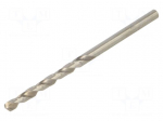 Drill bit | for metal | &Oslash;: 3.2mm | high speed steel grounded HSS-G