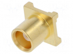 Connector: MCX | socket | female | straight | 50&Omega; | SMT | on PCBs | PTFE