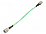 Cable: coaxial | male,plug | Type: straight | Len: 0.152m | 50&Omega; | IN plug