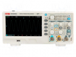 Oscilloscope: digital | Ch: 2 | 200MHz | 1Gsps | 64kpts | 2n&divide;50s/div