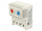 Sensor: thermostat | NC + NO | 10A | 250VAC | screw terminals | IP20