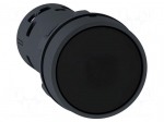 Switch: push-button | 22mm | Stabl.pos: 2 | NO | black | none | IP65 | flat
