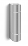 Philips Sunset wall lantern inox 2x1W SELV gaismeklis