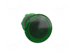 Switch: push-button | 22mm | Stabl.pos: 2 | green | IP20 | mushroom