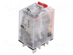 Relay: electromagnetic industrial | DPDT | 220VAC | 20A/277VAC | AL2C