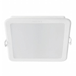 59465 MESON 140mm kvadrātveida &Oslash;125mmx125mm 12.5W 4000K WHITE SQUARE recessed gaismeklis 8720169173460 8718696173633