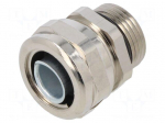 Straight terminal connector | Thread: metric,outside | IP40