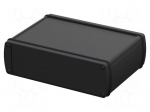 Enclosure: with panel | ALUBOS 1600 | X: 169mm | Y: 100mm | Z: 52mm | IP65