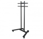 B-Tech Large Universal Flat Screen Trolley / Floor Stand (VESA 800 x 600) - 1.8m &Oslash;50mm Poles