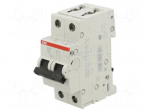 Circuit breaker | 230/400VAC | Inom: 4A | Poles: 2 | Charact: B | 6kA