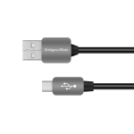 Tahvelarvutid ja tarvikud // USB kaablid // Kabel USB - micro USB wtyk-wtyk 1.0m Kruger&Matz