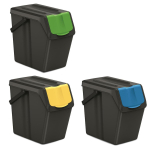 Uued tooted // Kosz na śmieci Keden SORTI BOX 3x25L - czarny recykling