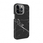 Back panel cover Evelatus Apple iPhone 15 Pro Max Premium Silicone case Customized Print Black