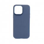 Back panel cover Connect Apple iPhone 14 Pro Premium Magsafe Soft Touch Silicone Case New Function Midnight Blue