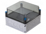 Enclosure: multipurpose | X: 300mm | Y: 300mm | Z: 214mm | Mi | light grey