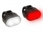 Spordiks ja aktiivseks puhkuseks // Bicycle accessories // 71-163# Lampki rowerowe prz&oacute;d+tył zestaw bl-01