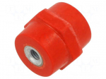 Support insulator | L: 45mm | &Oslash;: 32mm | 1.8kV | UL94V-0 | Body: red