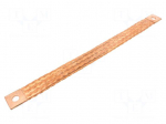 Braids | ST | earthing tape | W: 40mm | 120mm2 | &Oslash;1: 17mm | &Oslash;2: 17mm | 420A